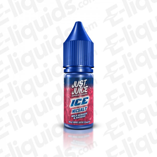 Wild Berries and Aniseed Ice Nic Salt E-liquid by Just Juice