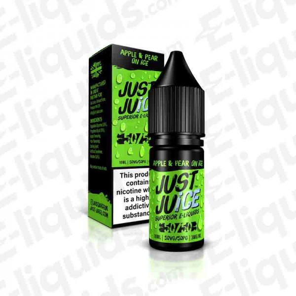 Apple & Pear On Ice 50/50 E-liquid by Just Juice