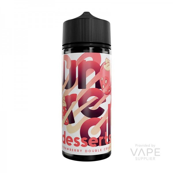 Strawberry Double Cream Shortfill E-liquid by Unreal Desserts