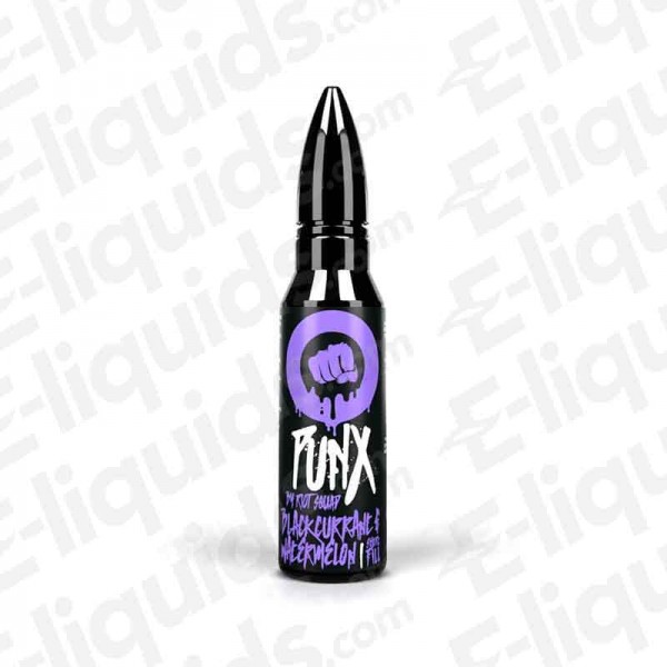 Blackcurrant & Watermelon Punx Shortfill E-liquid by Riot Squad