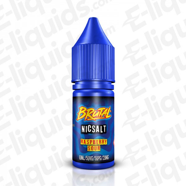 Raspberry Sour Nic Salt E-liquid by Brutal