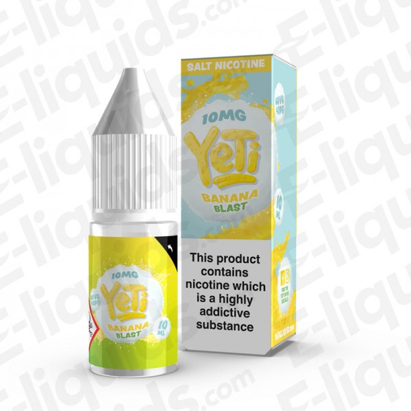 Banana Blast Nic Salt E-liquid by Yeti