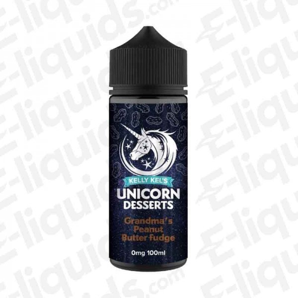 Grandma's Peanut Butter Fudge Shortfill E-liquid by Unicorn Desserts