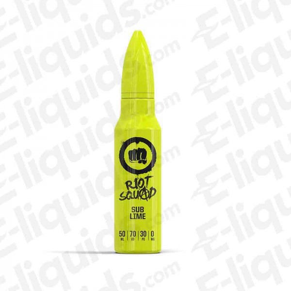 Sub-Lime by Riot Squad - 0mg - Shortfill | E-liquid | Vape juice