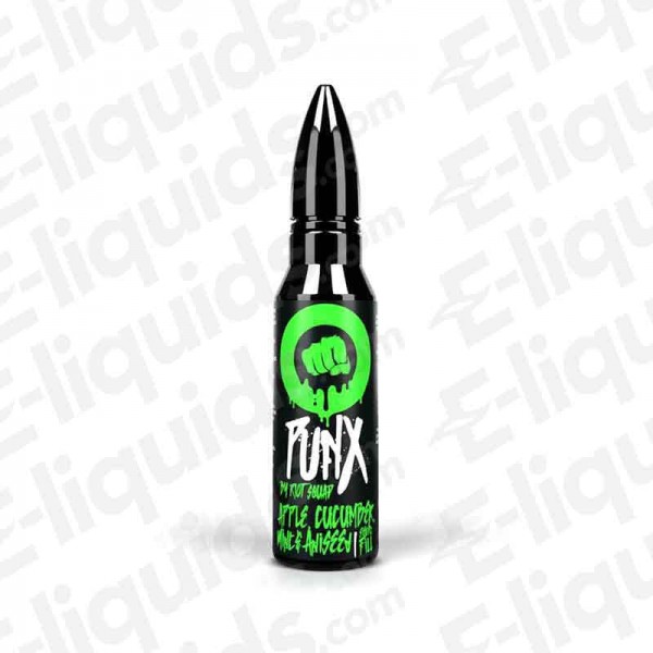 Apple, Cucumber, Mint & Aniseed Punx Shortfill E-liquid by Riot Squad