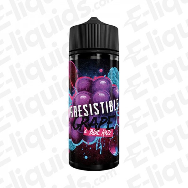 Grape & Blue Razz Shortfill E-liquid by Irresistible Grape