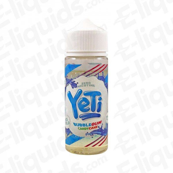 Bubblegum Candy Cane Shortfill E-liquid Ice Cold by Yeti