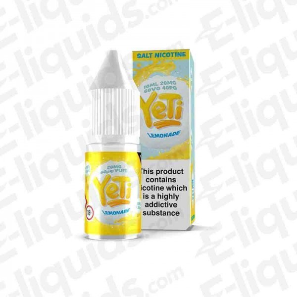 Lemonade Nic Salt E-liquid by Yeti