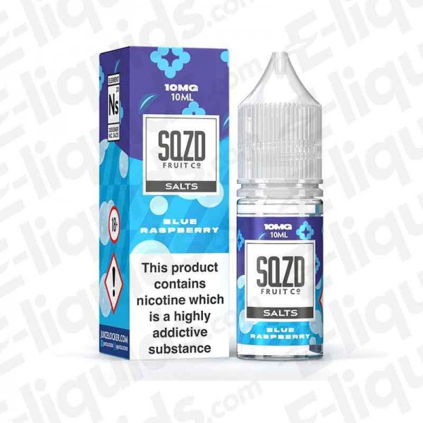 SQZD Nic Salt - Blue Raspberry - 10ml - 10mg | Vape liquids