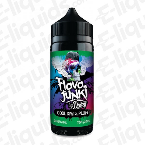 Cool Kiwi & Plum Shortfill E-liquid by Flava Junki