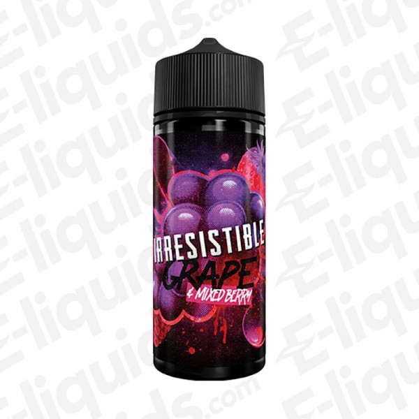 Grape & Mixed Berry Shortfill E-liquid by Irresistible Grape