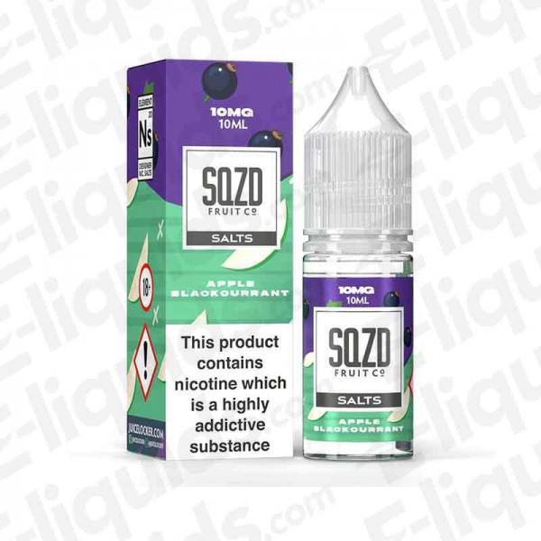 SQZD Nic Salt - Apple Blackcurrant - 10ml - 10mg | Buy e-liquid