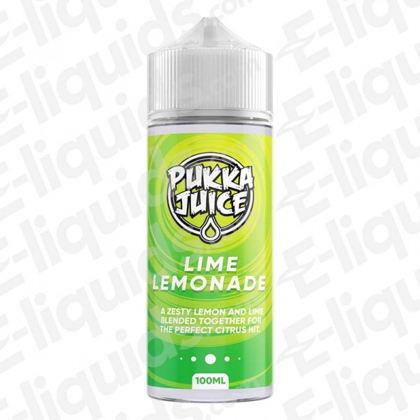 Lime Lemonade Shortfill E-liquid by Pukka Juice