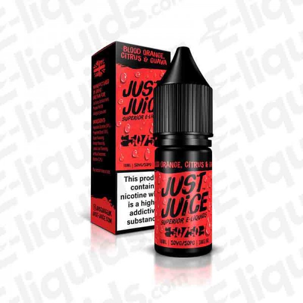 Blood Orange, Citrus, & Guava 50/50 E-liquid by Just Juice