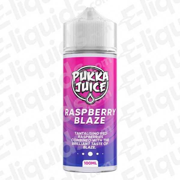 Raspberry Blaze Shortfill E-liquid by Pukka Juice