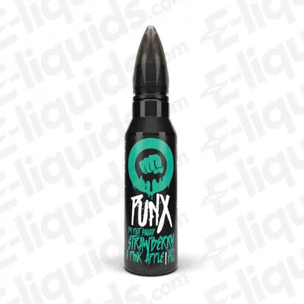 Strawberry and Pink Apple Grenade Punx Shortfill E-liquid by Riot Squa