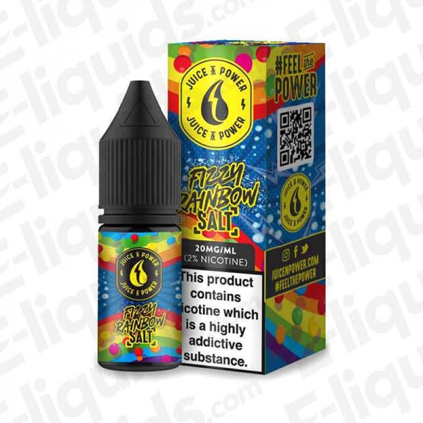 Shock Rainbow Fizz Nic Salt E-liquid by Juice N Power