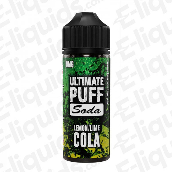 Lemon Lime Cola Shortfill E-liquid by Ultimate Puff Soda