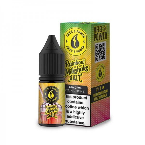 Rainbow Milkshake Nic Salt E-liquid by Juice N Power