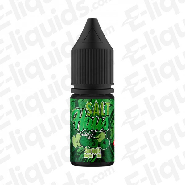 Sour Apple Nic Salt E-liquid by Salt Haus