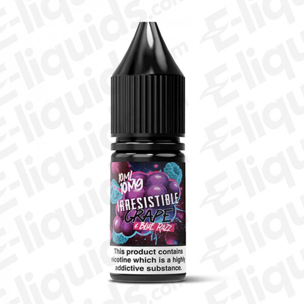 Blue Razz Grape Nic Salt E-liquid by Irresistible Grape