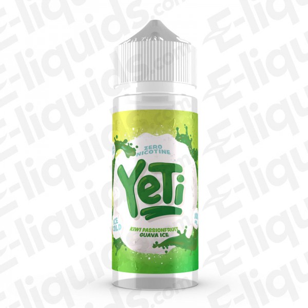 Kiwi Passionfruit Guava Ice Shortfill E-liquid by Yeti