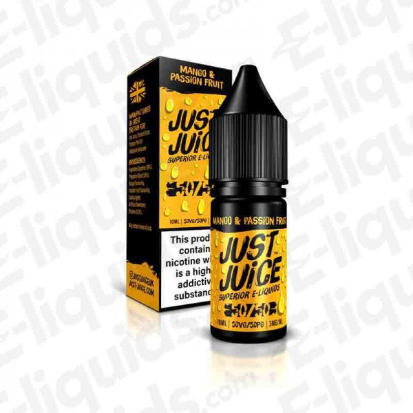 Mango & Passion 50/50 E-liquid by Just Juice