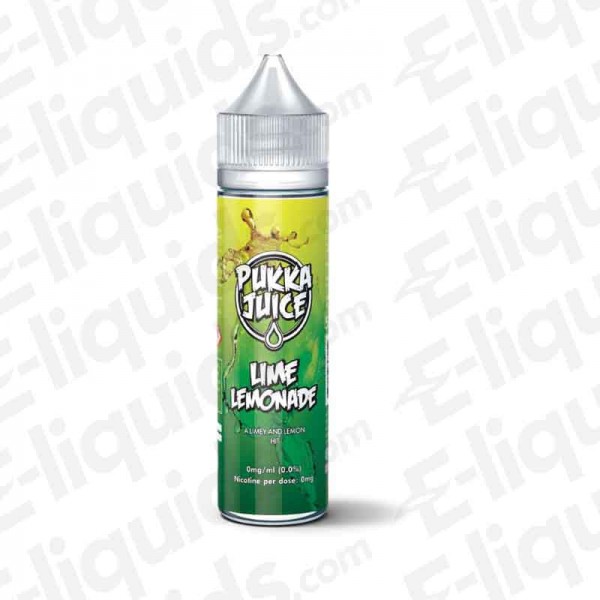 Pukka Juice - Lime Lemonade - 0mg - Shortfill | UK vape liquids