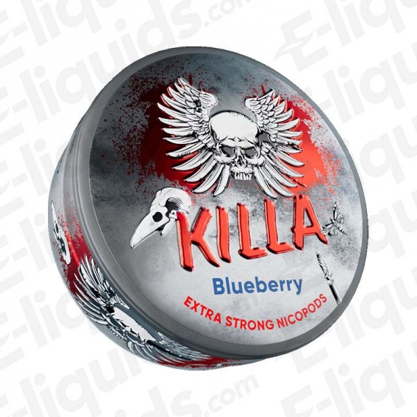 Killa Blueberry Extra Strong Nicotine Snus Pouches