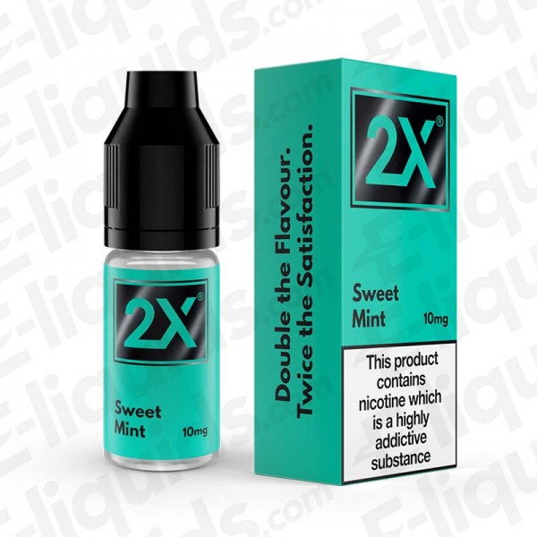 Sweet Mint Nic Salt E-liquid by 2X