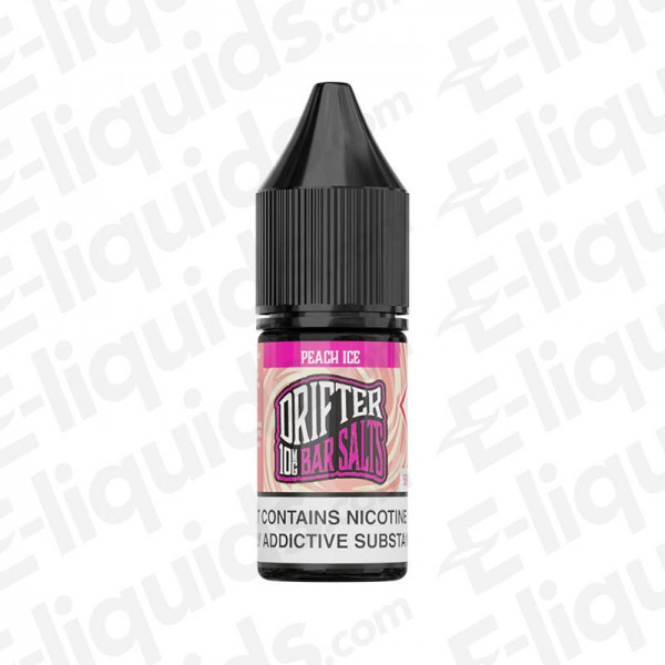 Peach Ice Nic Salt E-liquid by Drifter Bar Salts