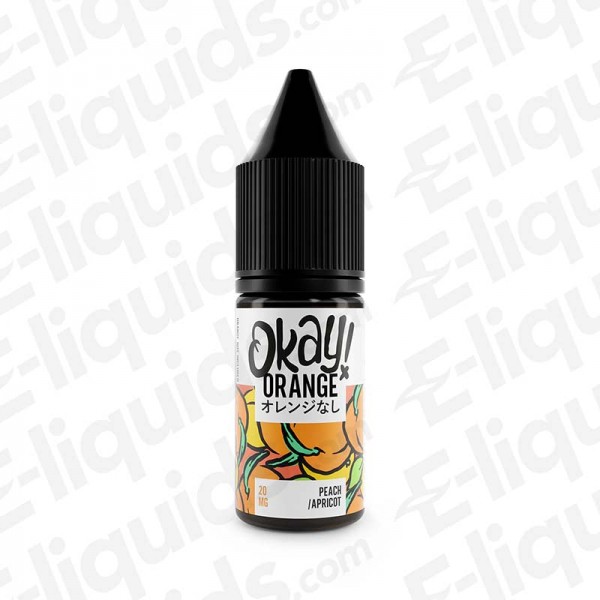 Peach Apricot Nic Salt E-liquid by Okay Orange