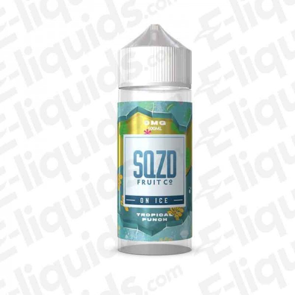 SQZD FRUIT CO - Tropical Punch On Ice - 0mg | Vape juice | Eliquid