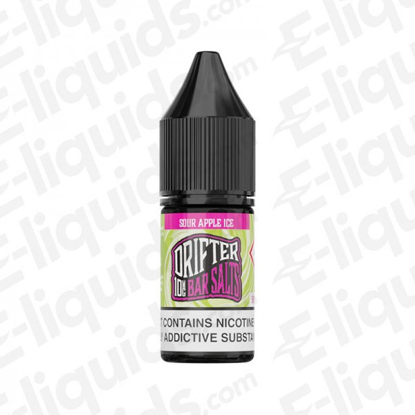 Sour Apple Ice Nic Salt E-liquid by Drifter Bar Salts