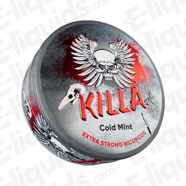 Killa Cold Mint Extra Strong Nicotine Snus Pouches