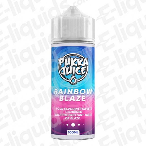 Rainbow Blaze Shortfill E-liquid by Pukka Juice