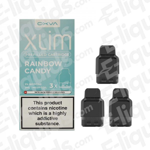 Rainbow Candy Oxva Xlim Pre-Filled Vape Pods