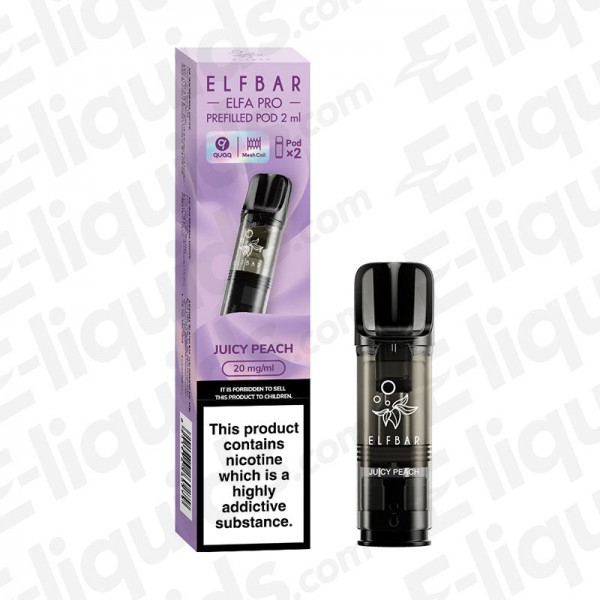 Elf Bar ELFA PRO Pre-Filled Vape Pods - Peach Ice