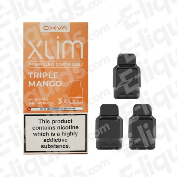 Triple Mango Oxva Xlim Pre-Filled Vape Pods