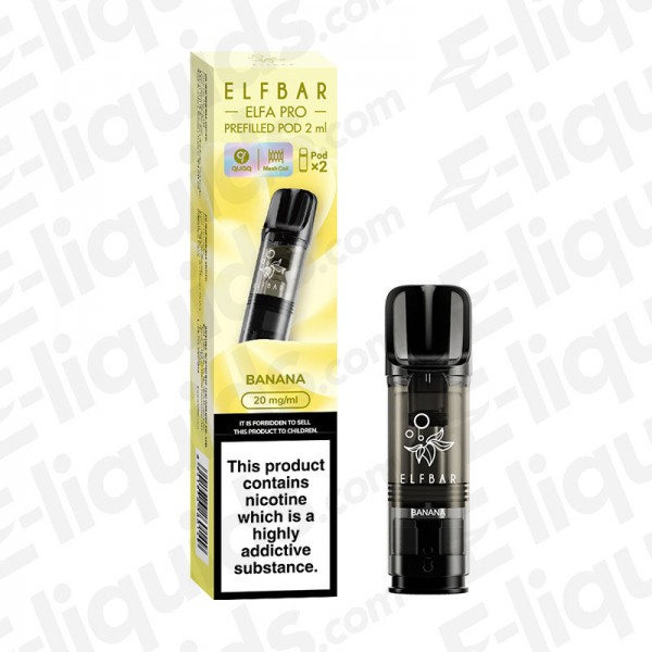 Elf Bar ELFA PRO Pre-Filled Vape Pods - Banana