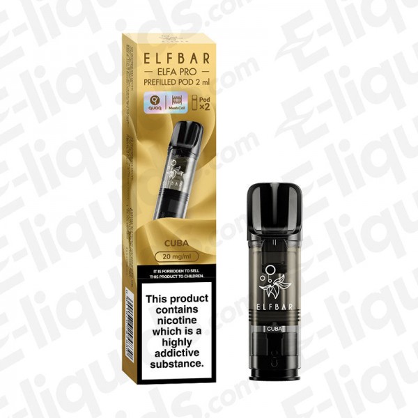 Elf Bar ELFA PRO Pre-Filled Vape Pods - Cuba