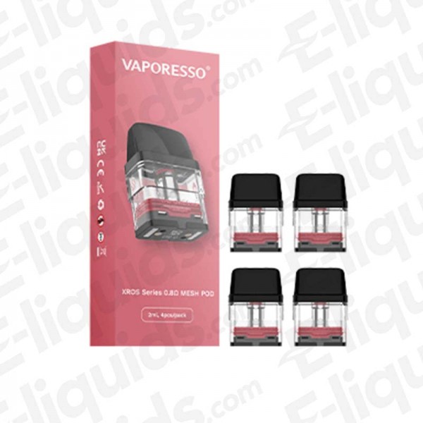 Vaporesso XROS Replacement Vape Pods 4 Pack