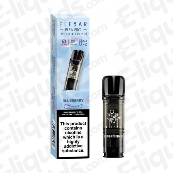 Elf Bar ELFA PRO Pre-Filled Vape Pods - Blueberry Snoow