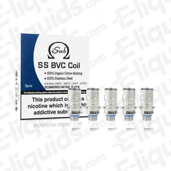 Innokin iSub BVC Replacement Vape Coils (Pack of 5)