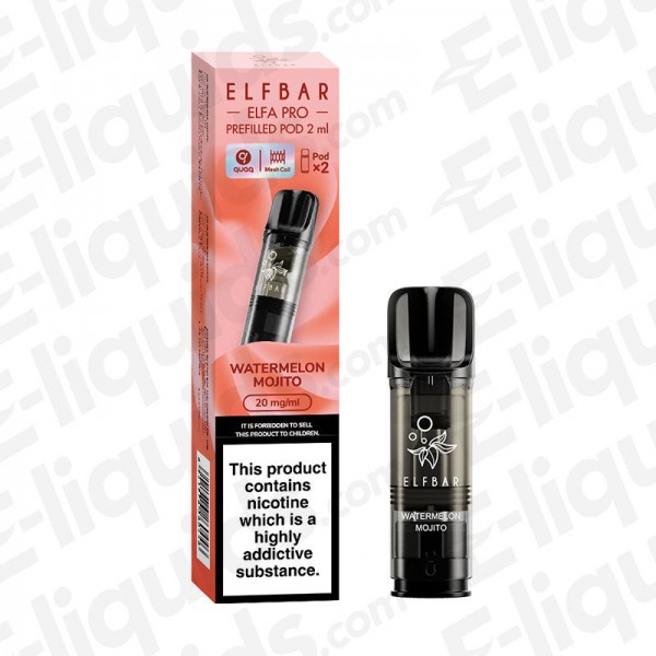 Elf Bar ELFA PRO Pre-Filled Vape Pods - Watermelon Mojito