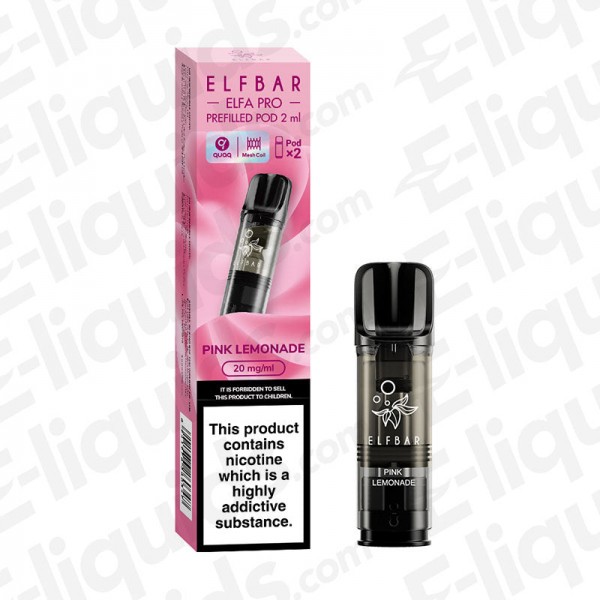 Elf Bar ELFA PRO Pre-Filled Vape Pods - Pink Lemonade