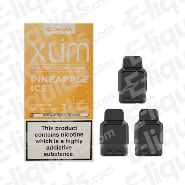 Pineapple Ice Oxva Xlim Pre-Filled Vape Pods