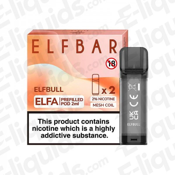 Elf Bar ELFA Pre-Filled Vape Pods - Elfbull