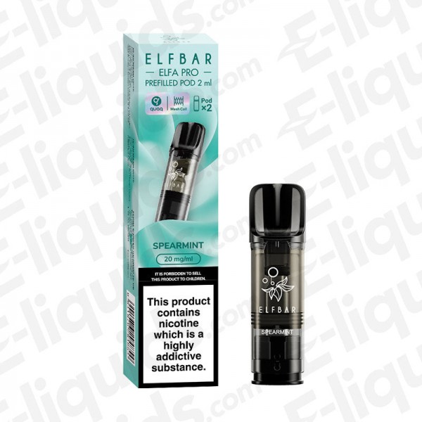 Elf Bar ELFA PRO Pre-Filled Vape Pods - Spearmint