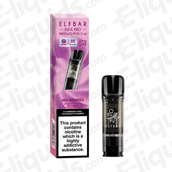 Elf Bar ELFA PRO Pre-Filled Vape Pods - Mix Berries